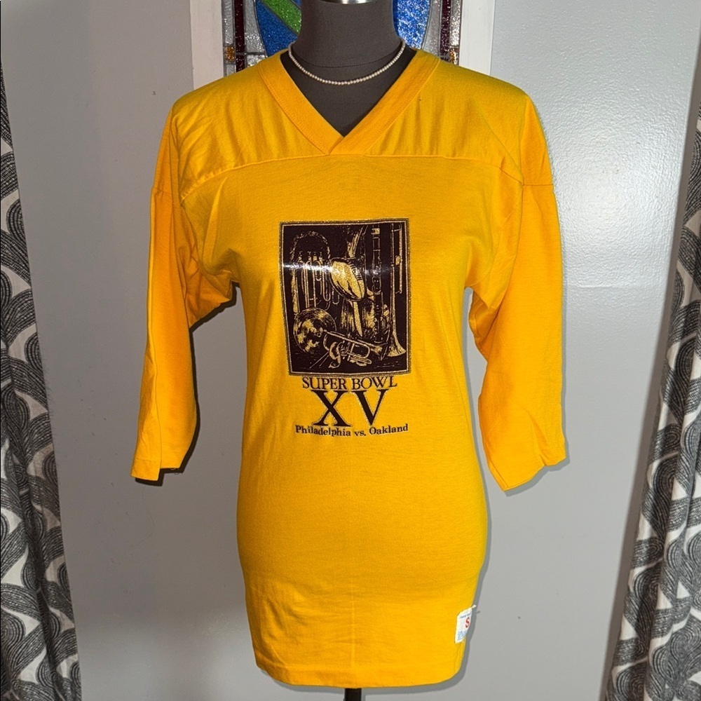 Champion Vintage 1981 Super Bowl XV Philadelphia Eagles v Oakland Raiders SZ S